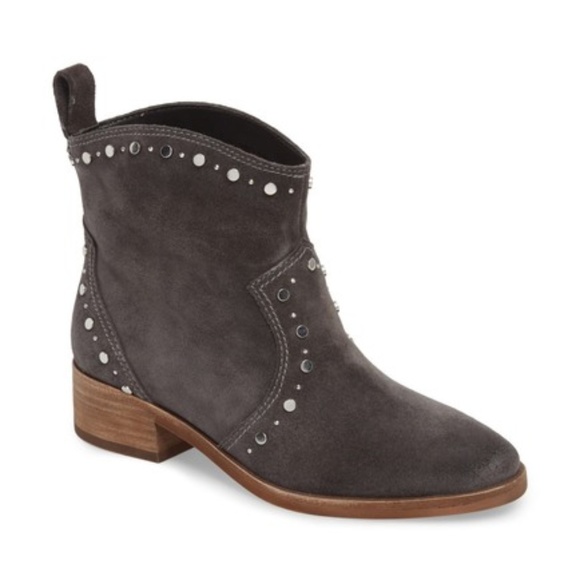 Anthropologie Shoes - NEW Anthropologie Tobin Studded Bootie Grey Suede Anthropologie Shoes - NEW Anthropologie Tobin Studded Bootie Grey Suede